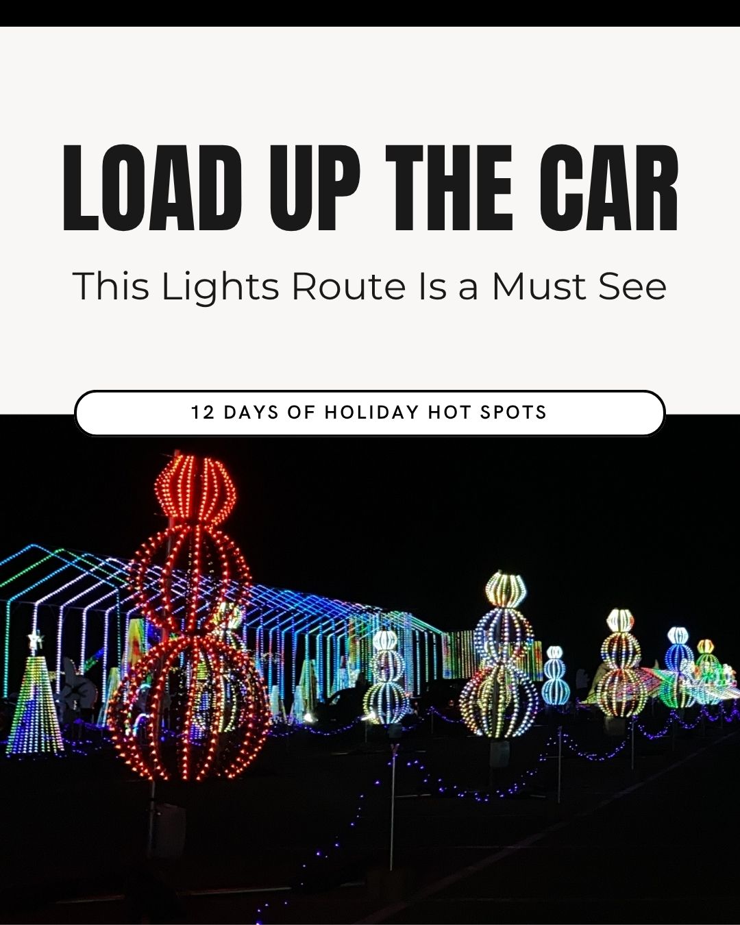 DAY EIGHT - Christmas Lights Tour