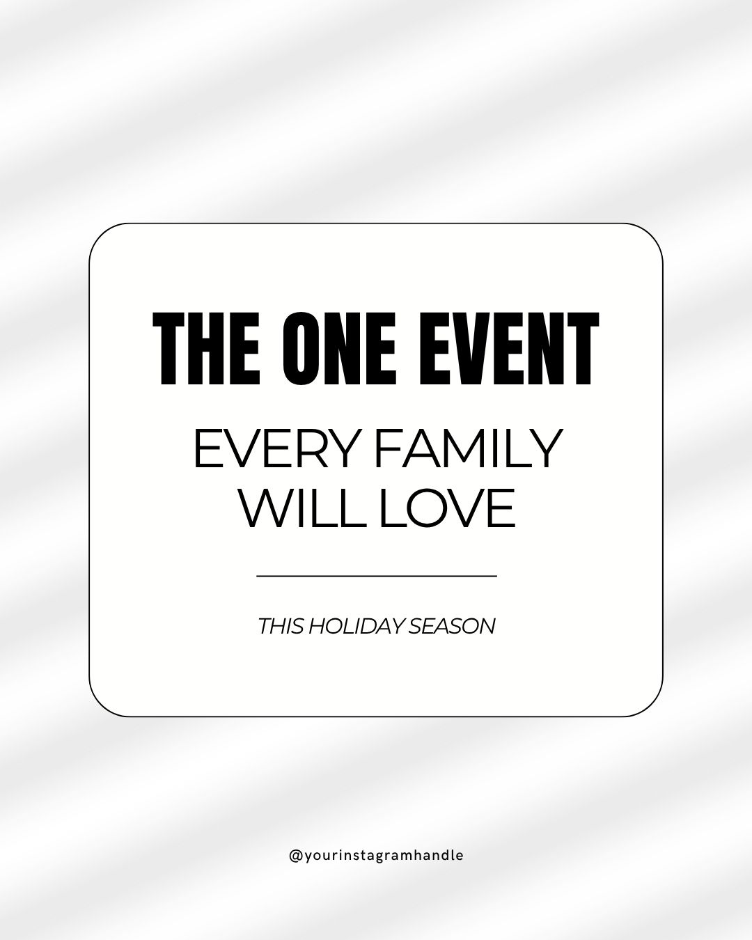 DAY FOUR - Family Holiday Event