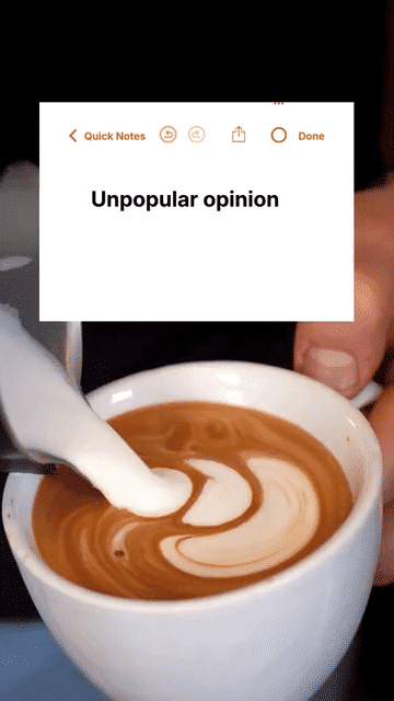 Quick Notes - Story Unpopular Opinion-low